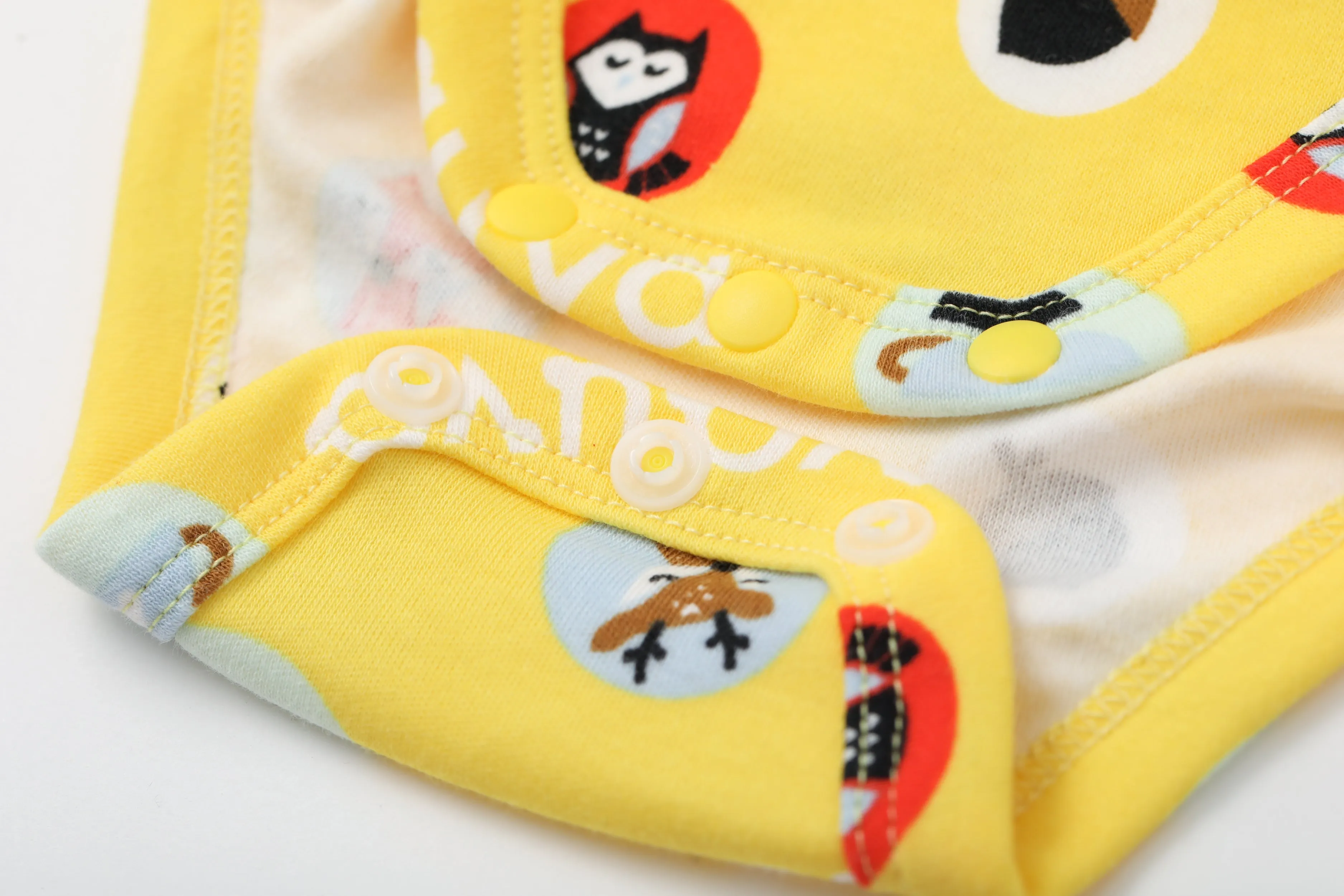 Vauva BBNS - Baby Organic Cotton Fox Print Bodysuits (2-Pack)