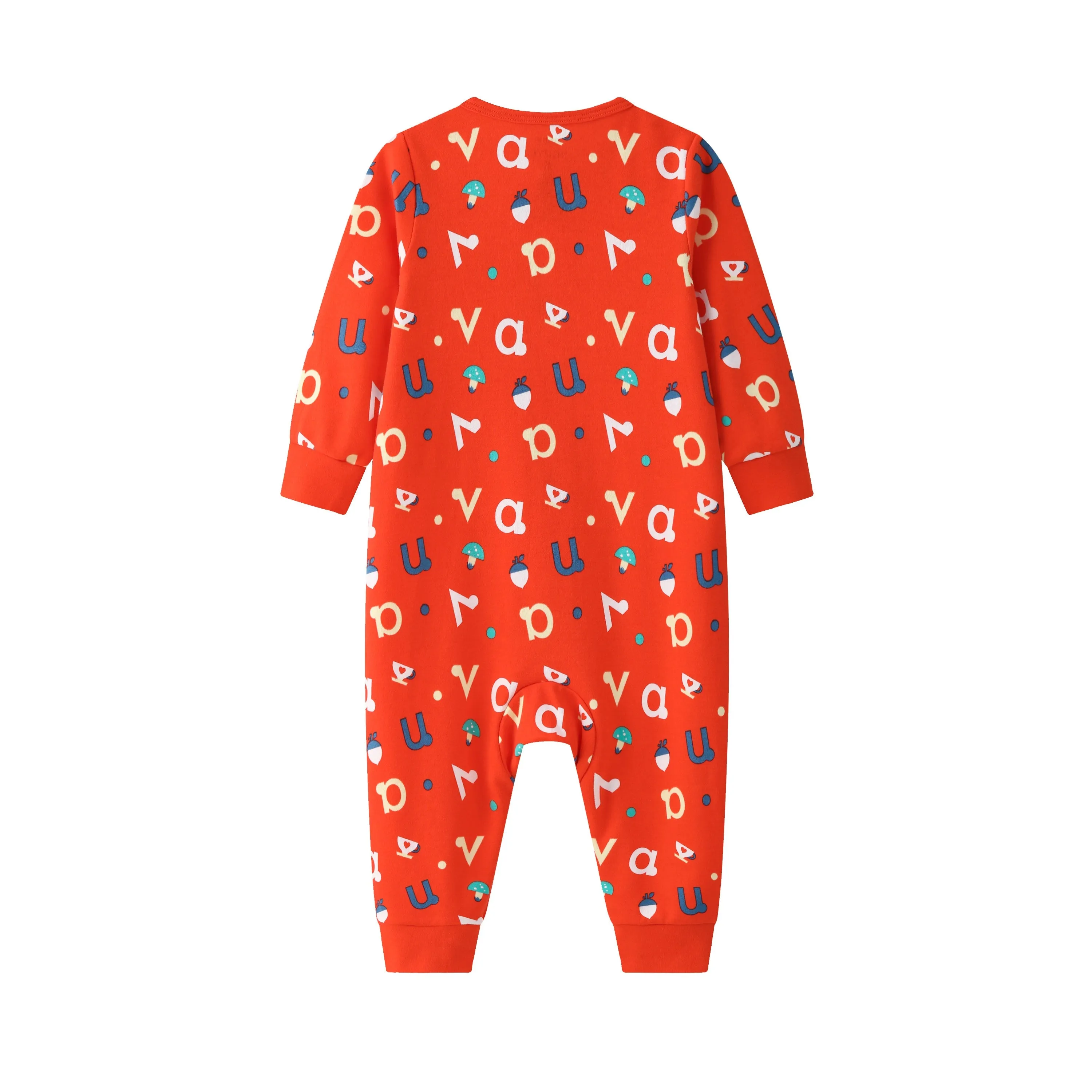 Vauva BBNS - Baby Organic Cotton Printed Long Sleeve Romper (2-Pack)