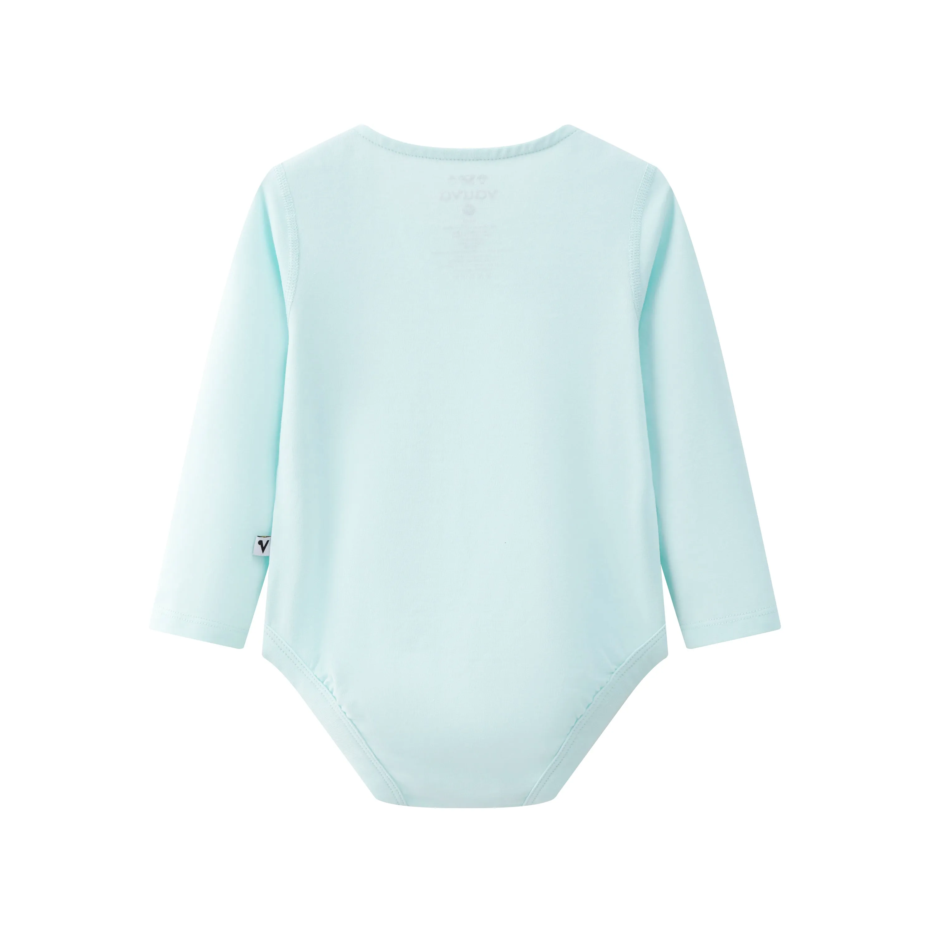 Vauva BBNS - Organic Cotton Green Striped Pattern Bodysuits (2-pack)