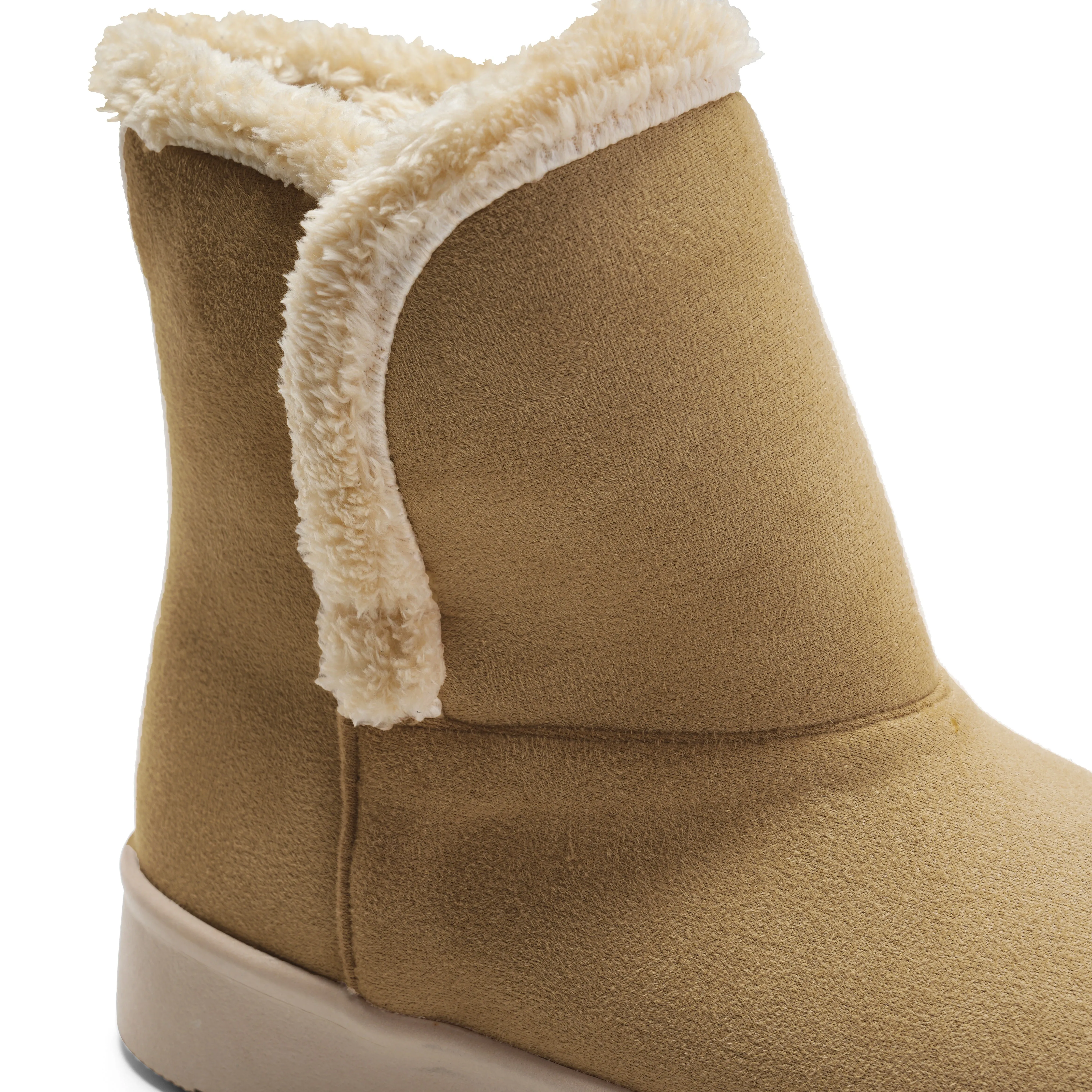 Warm-Lined Boots - Cafe